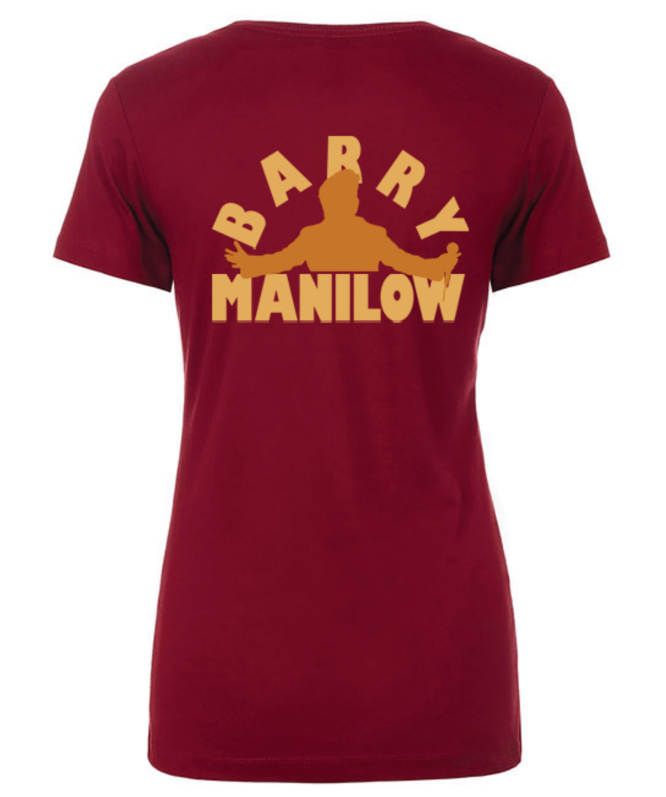 Golden Barry Manilow Maroon Tee – Shop Manilow