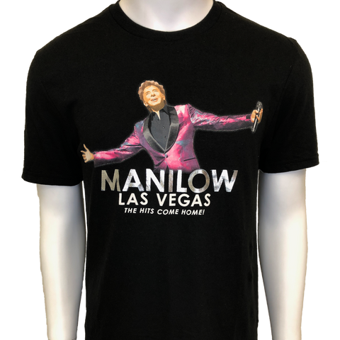 MANILOW Las Vegas Foil Tee-Shop Manilow