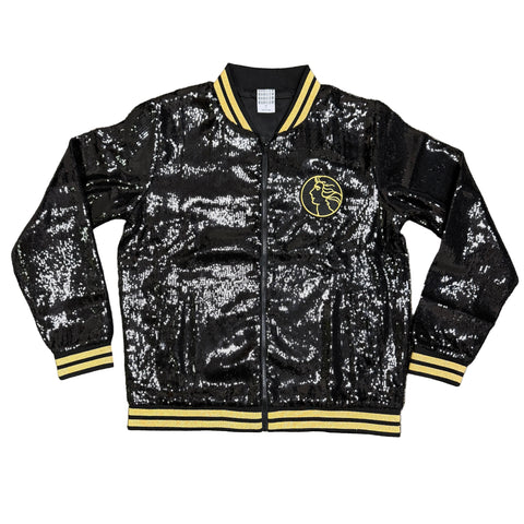 Barry Manilow Black Sequin Jacket-Shop Manilow