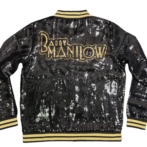 Barry Manilow Black Sequin Jacket-Shop Manilow