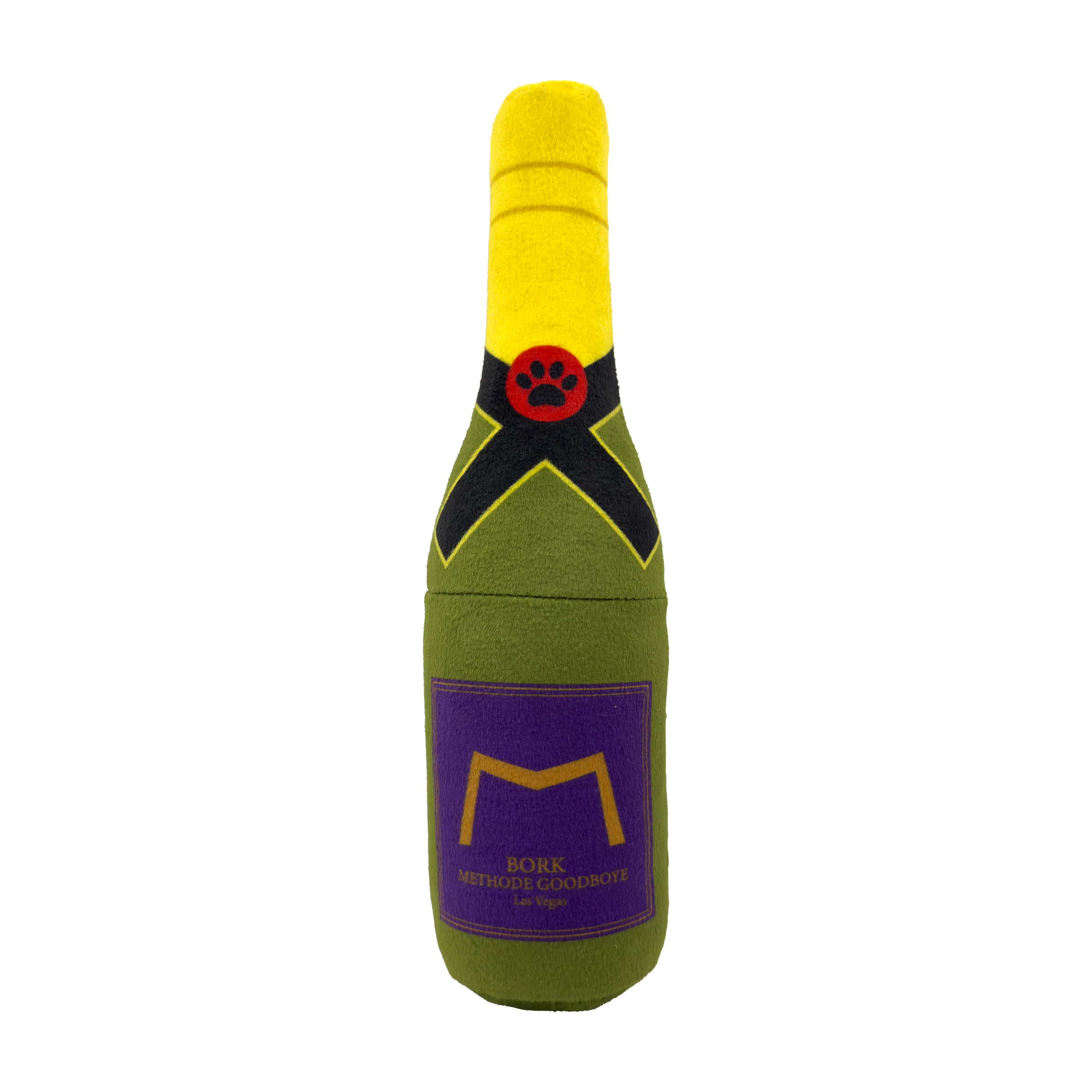 Wine bottle outlet dog toy