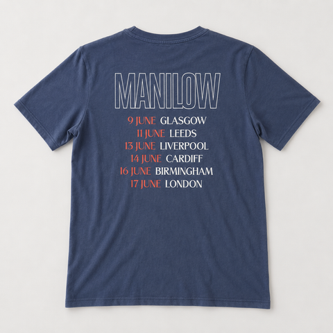 MANILOW Union Jack Tee