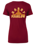 Golden Barry Manilow Maroon Tee-Shop Manilow