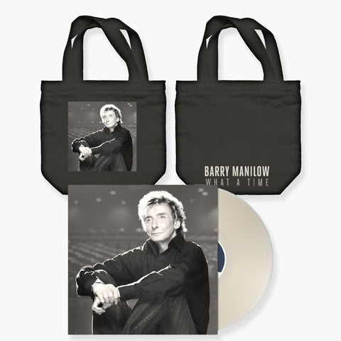What A Time Tote + 2 Disc Vinyl Fan Pack-Shop Manilow