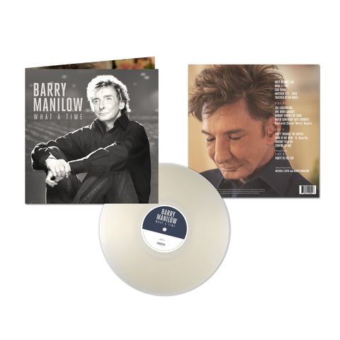 What A Time Clock Tee + 2 Disc Vinyl Fan Pack-Shop Manilow