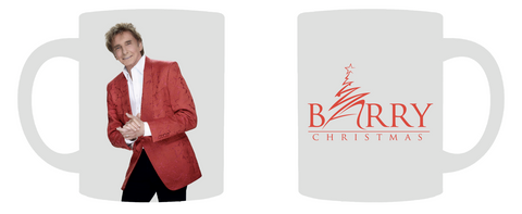 Barry Christmas Photo Mug-Shop Manilow