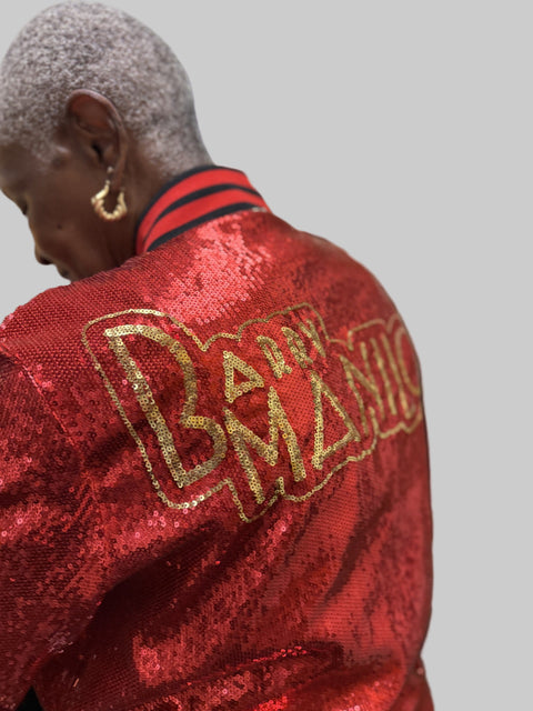 Barry Manilow Red Sequin Jacket-Shop Manilow