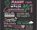 MANILOW Water Bottle Song Titles-Shop Manilow