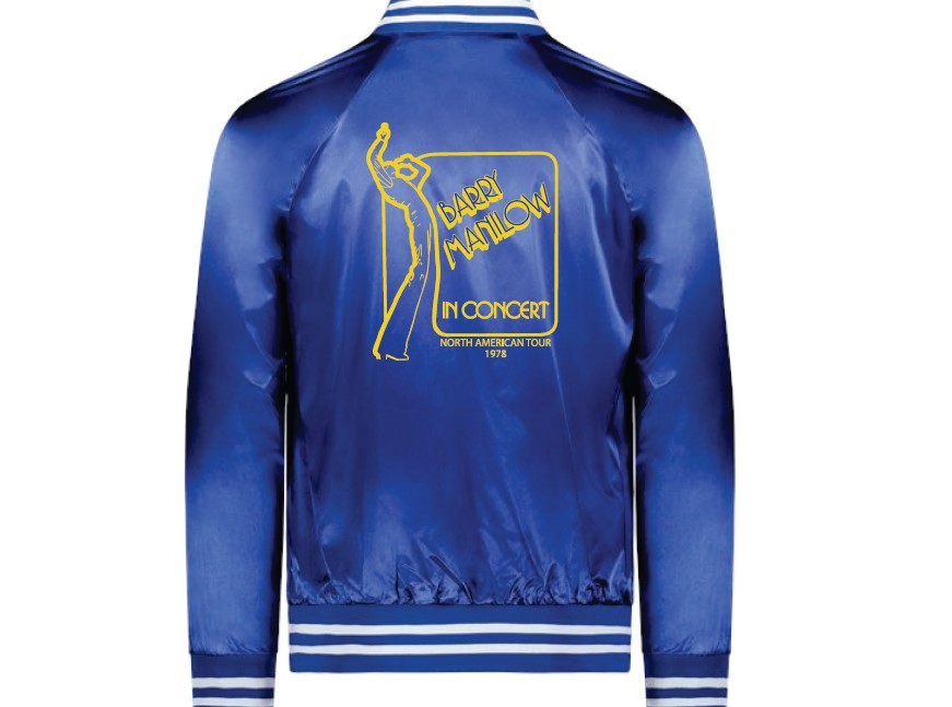 Manilow 1978 Tour Baseball Jacket Shop Manilow