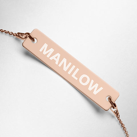 MANILOW Silver Bar Chain Bracelet-Shop Manilow