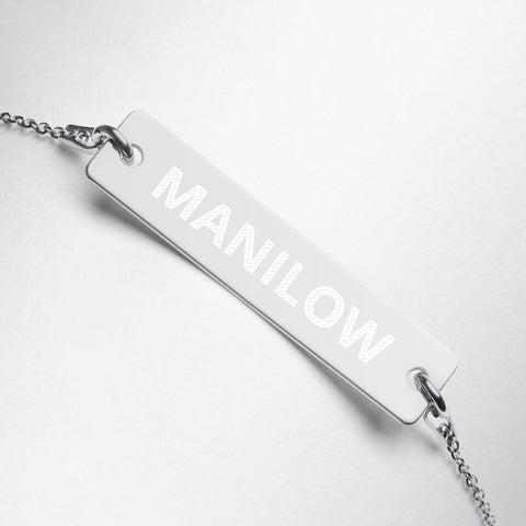 MANILOW Silver Bar Chain Bracelet-Shop Manilow