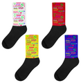 MANILOW Neon Titles Socks-Shop Manilow