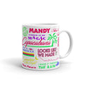MANILOW Neon Titles Mug-Shop Manilow